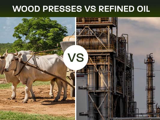 The Health Benefits of Cooking with Woodpressed Oils vs. Refined Oils