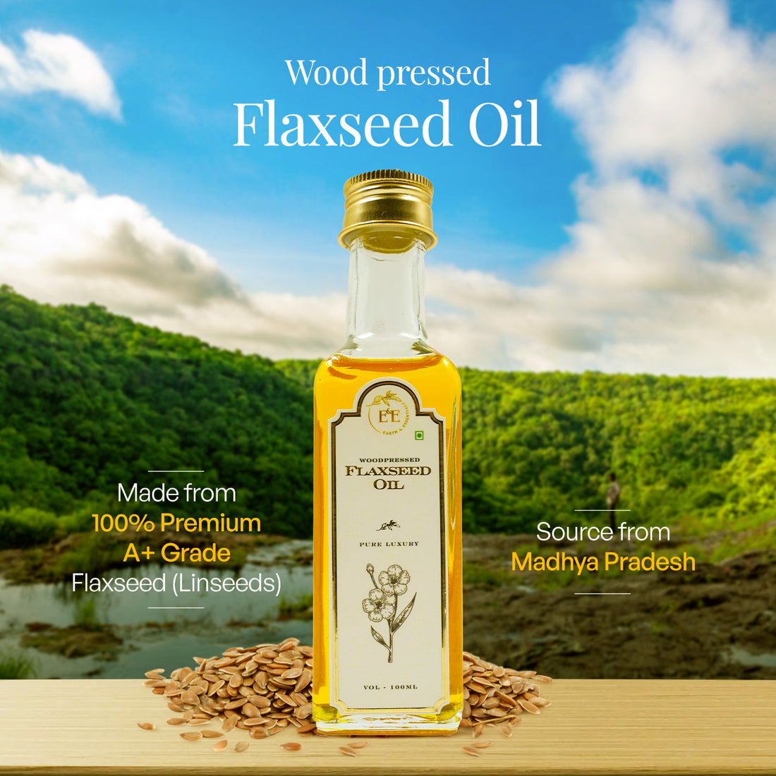 Woodpressed Flaxseed Oil