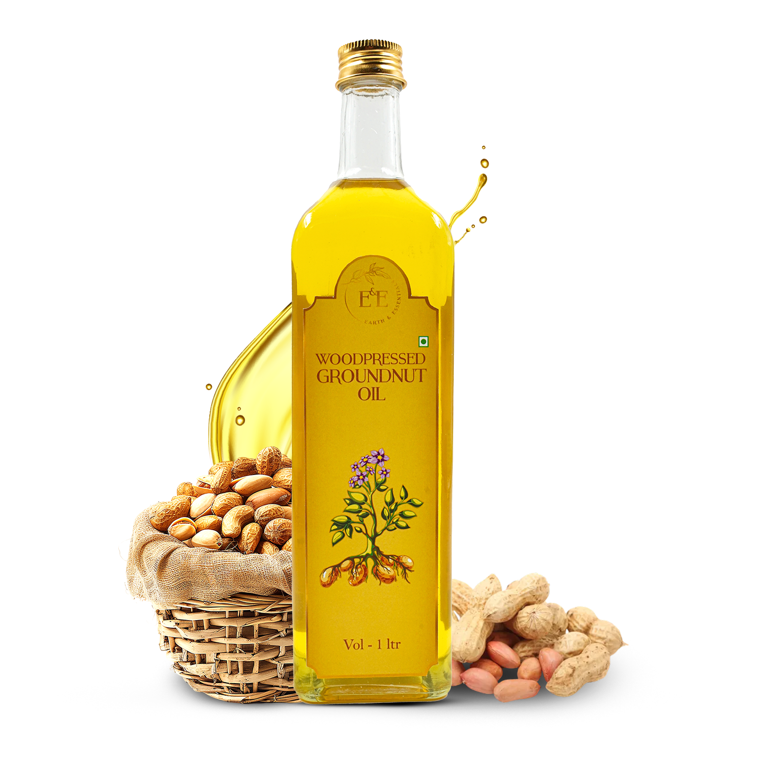 Woodpressed Groundnut Oil