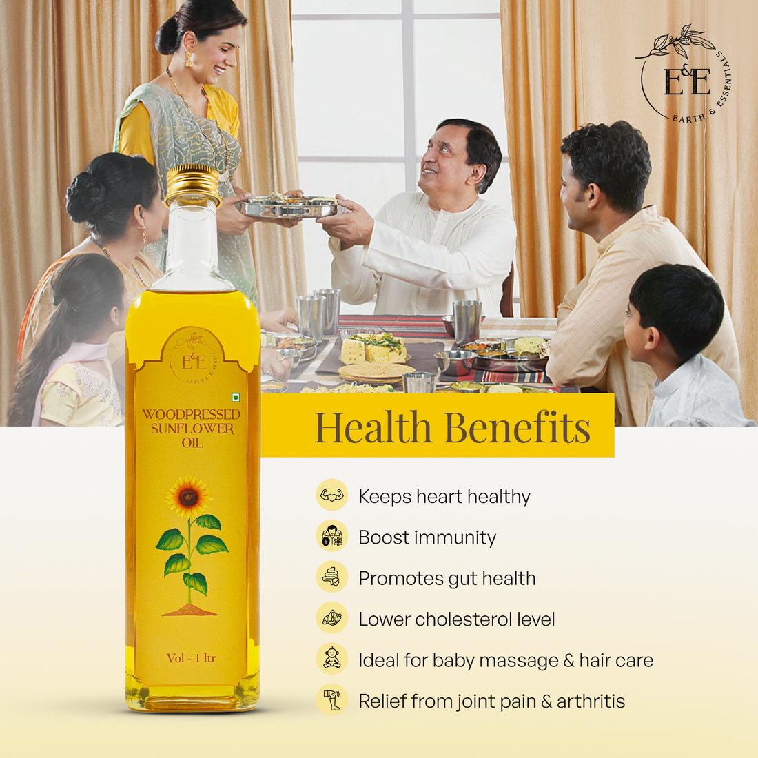 Woodpressed Sunflower Oil