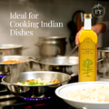 Earth & Essentials Wood-Pressed White Sesame Oil is perfect for Indian cooking, enhancing the flavors of stir-fries, curries, and traditional recipes while offering essential nutrients