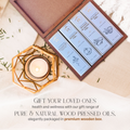 Thoughtfully curated Earth and Essentials wood-pressed oil gift set, ideal for corporate and festive gifting.